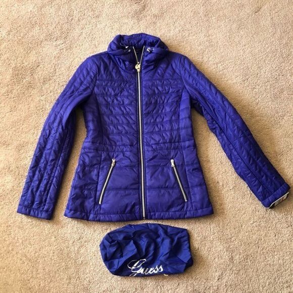 Women’s Guess XS Puffer Jacket - Picture 1 of 15